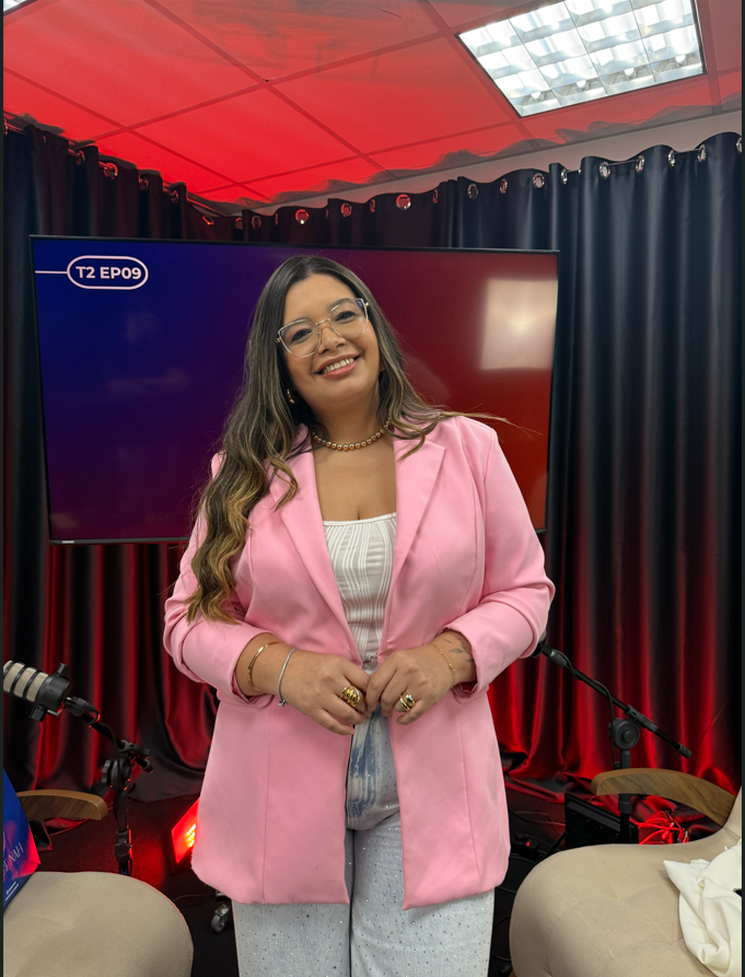 Imagem da apresentadora